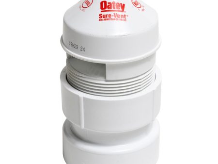 Oatey® Sure-Vent® 1.5 in. – 2 in. 160 Branch, 24 Stack DFU Air Admittance Valve with PVC Schedule 40 adapter Hot on Sale