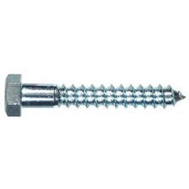 Hex-Head Lag Bolt, 3 8 x 1.5-In., 100-Ct. For Sale