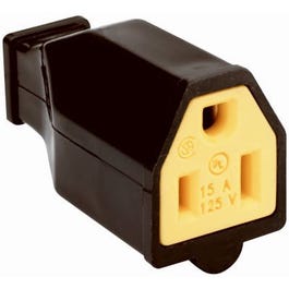 15A Black Residential High-Impact Thermoplastic Connector on Sale