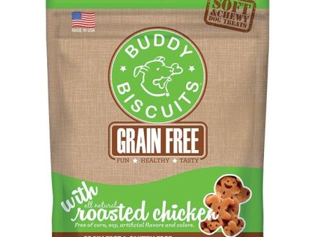 Cloud Star Buddy Biscuits Grain Free Soft and Chewy Roasted Chicken Dog Treats Online Sale