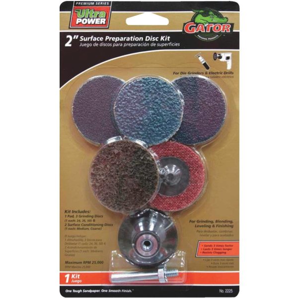 Gator 2 In. Sanding Disc Kit (6-Pack) Supply