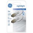 Night Light Bulb, Clear, 5-Watts, 2-Pk. Discount