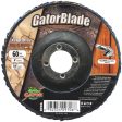 Gator Blade 4 In. x 5 8 In. 60-Grit Type 29 Angle Grinder Flap Disc Online now