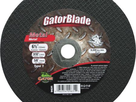 Gator Blade Type 1 6 In. x 040 In. x 7 8 In. Metal Cut-Off Wheel Discount