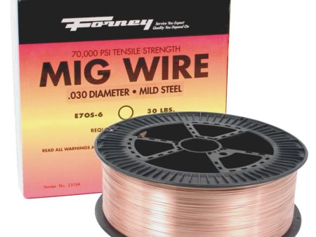 Forney ER70S-6 Mild Steel Mig Wire, 0.030 In., 33 Lb. Hot on Sale