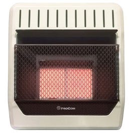 Infrared Wall Heater, LP Gas, Vent-Free, 18,000-BTU For Sale