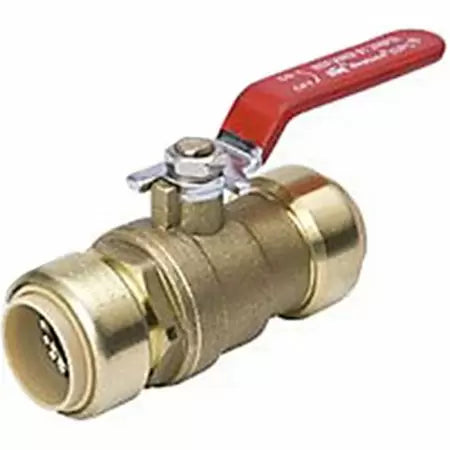 B & K Industries Brass Push Ball Valve 1 2  Fashion