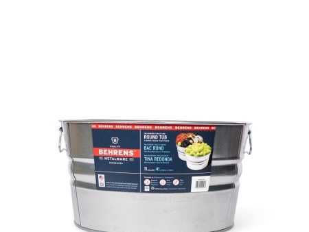 Behrens Round Galvanized Steel Tub Discount