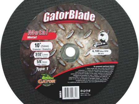 Gator Blade Type 1 12 In. x 1 8 In. x 20 mm Metal Cut-Off Wheel Fashion