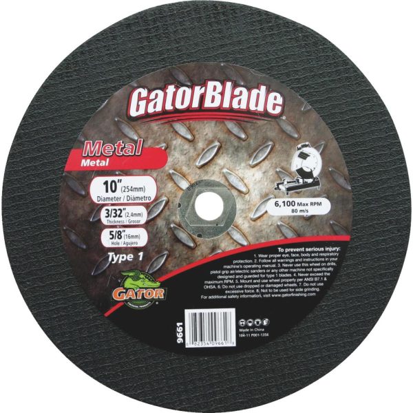 Gator Blade Type 1 12 In. x 1 8 In. x 20 mm Metal Cut-Off Wheel Fashion