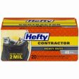 Contractor Trash Bags, Heavy Duty, 45-Gallon, 20-Ct. Discount