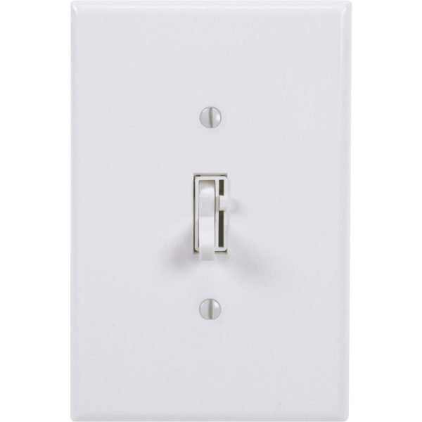 Lutron Toggler Incandescent White Single Pole Preset Slide Dimmer Switch For Cheap