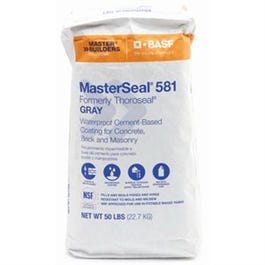 581 Waterproof Coating, Cement Based, Gray, 50-Lbs. on Sale