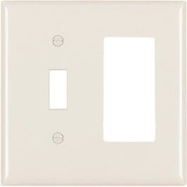 Almond 1-Toggle & 1 Decorator Opening Nylon Wall Plate Online Sale