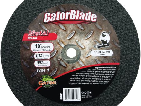 Gator Blade Type 1 12 In. x 1 8 In. x 1 In. Metal Cut-Off Wheel For Discount