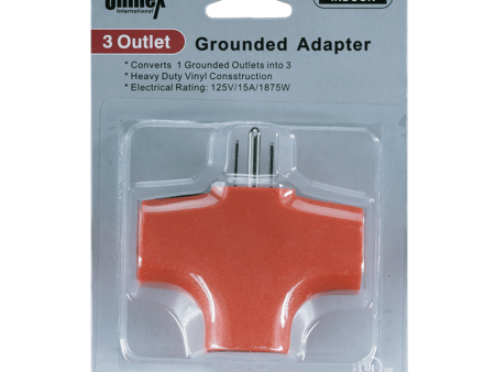 Uninex PS37U, 3 Outlet Grounded Adapter Supply