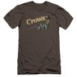 TOOTSIE ROLL : CROWS PREMIUM CANVAS ADULT SLIM FIT T-SHIRT 30\1 CHARCOAL 2X on Sale