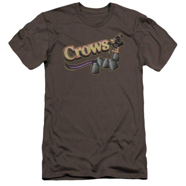 TOOTSIE ROLL : CROWS PREMIUM CANVAS ADULT SLIM FIT T-SHIRT 30\1 CHARCOAL 2X on Sale