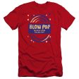 TOOTSIE ROLL : BLOW POP ROUGH PREMIUM CANVAS ADULT SLIM FIT T-SHIRT 30\1 RED 2X For Cheap