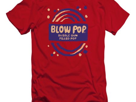 TOOTSIE ROLL : BLOW POP ROUGH PREMIUM CANVAS ADULT SLIM FIT T-SHIRT 30\1 RED 2X For Cheap