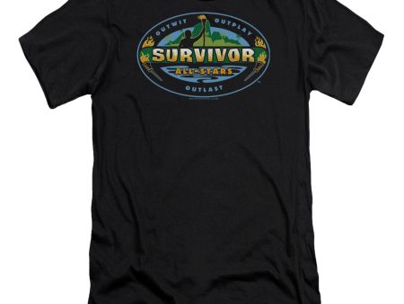 SURVIVOR : ALL STARS PREMIUM CANVAS ADULT SLIM FIT T-SHIRT 30\1 BLACK XL For Discount