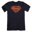 SUPERMAN : VINTAGE SHIELD COLLAGE PREMIUM CANVAS ADULT SLIM FIT T-SHIRT 30\1 Navy XL Online Sale