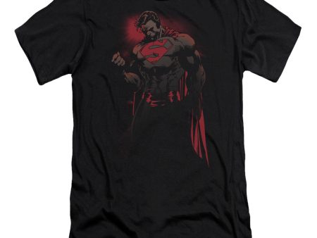 SUPERMAN : RED SON PREMIUM CANVAS ADULT SLIM FIT T-SHIRT 30\1 BLACK XL on Sale