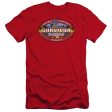 SURVIVOR : COOK ISLANDS PREMIUM CANVAS ADULT SLIM FIT T-SHIRT 30\1 RED XL Fashion