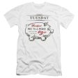 SUPERNATURAL : PIG N POKE  PREMIUM CANVAS ADULT SLIM FIT T-SHIRT 30\1 White XL For Cheap