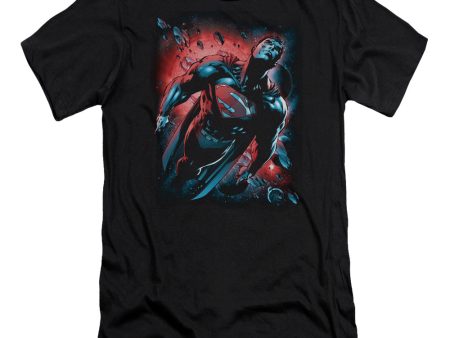 SUPERMAN : RED SUN PREMIUM CANVAS ADULT SLIM FIT T-SHIRT 30\1 BLACK XL Online now