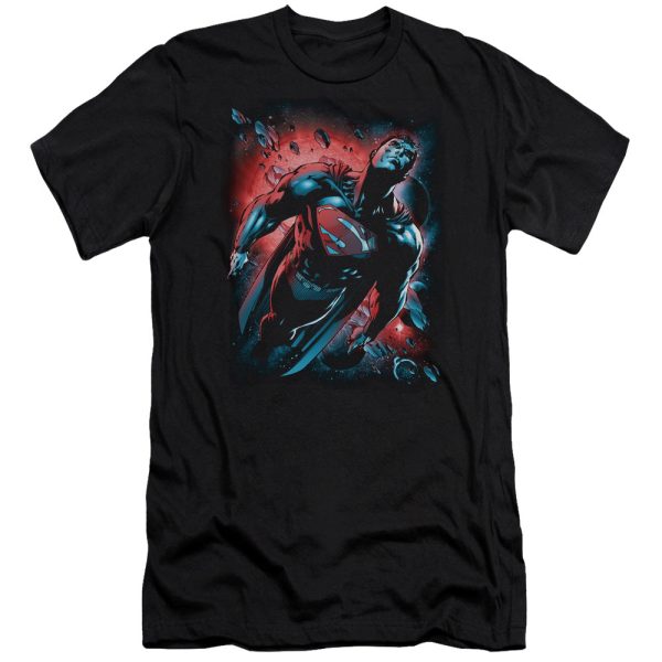 SUPERMAN : RED SUN PREMIUM CANVAS ADULT SLIM FIT T-SHIRT 30\1 BLACK XL Online now