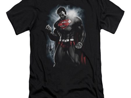 SUPERMAN : LIGHT OF THE SUN PREMIUM CANVAS ADULT SLIM FIT T-SHIRT 30\1 BLACK SM Supply