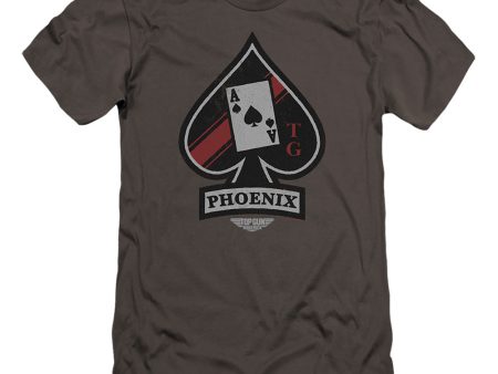 TOP GUN : MAVERICK : PHOENIX CALL SIGN  PREMIUM CANVAS ADULT SLIM FIT T-SHIRT 30\1 Charcoal MD Sale