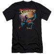 SUPERMAN : VICTORY PREMIUM CANVAS ADULT SLIM FIT T-SHIRT 30\1 BLACK SM For Sale