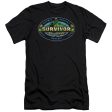 SURVIVOR : ALL STARS PREMIUM CANVAS ADULT SLIM FIT T-SHIRT 30\1 BLACK 2X Sale