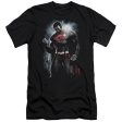 SUPERMAN : LIGHT OF THE SUN PREMIUM CANVAS ADULT SLIM FIT T-SHIRT 30\1 BLACK XL For Discount