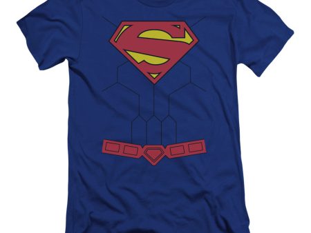 SUPERMAN : NEW 52 TORSO PREMIUM CANVAS ADULT SLIM FIT T-SHIRT 30\1 ROYAL BLUE LG Online now