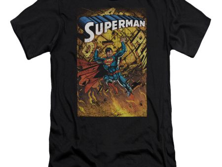 SUPERMAN : ONE PREMUIM CANVAS ADULT SLIM FIT T-SHIRT 30\1 Black XL For Sale