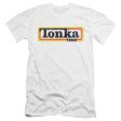 TONKA : TONKA BOXED SIGN  PREMIUM CANVAS ADULT SLIM FIT T-SHIRT 30\1 White 2X For Cheap