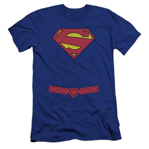 SUPERMAN : NEW 52 TORSO PREMIUM CANVAS ADULT SLIM FIT T-SHIRT 30\1 ROYAL BLUE XL Online Hot Sale