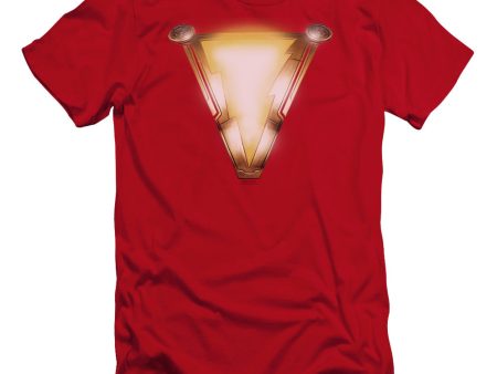 SHAZAM MOVIE : BOLT PREMIUM CANVAS ADULT SLIM FIT T-SHIRT 30\1 Red SM Sale