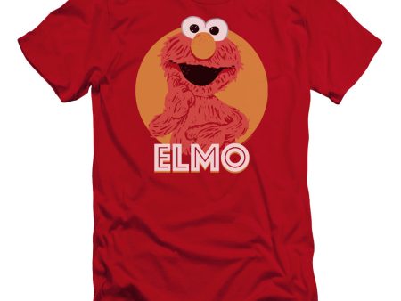 SESAME STREET : ELMO SCRIBBLE PREMIUM CANVAS ADULT SLIM FIT T-SHIRT 30\1 RED XL For Discount