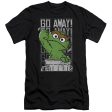 SESAME STREET : GO AWAY PREMIUM CANVAS ADULT SLIM FIT T-SHIRT 30\1 BLACK XL Online Hot Sale