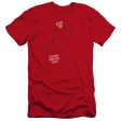 SESAME STREET : ELMO LOVES YOU PREMIUM CANVAS ADULT SLIM FIT T-SHIRT 30\1 RED MD on Sale