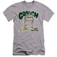 SESAME STREET : GROUCH PREMIUM CANVAS ADULT SLIM FIT T-SHIRT 30\1 Athletic Heather SM Online