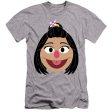 SESAME STREET : JI  PREMIUM CANVAS ADULT SLIM FIT T-SHIRT 30\1 Athletic Heather XL on Sale