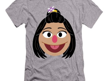 SESAME STREET : JI  PREMIUM CANVAS ADULT SLIM FIT T-SHIRT 30\1 Athletic Heather XL on Sale