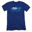 SESAME STREET : COOKIE EYES PREMIUM CANVAS ADULT SLIM FIT T-SHIRT 30\1 ROYAL BLUE MD For Cheap