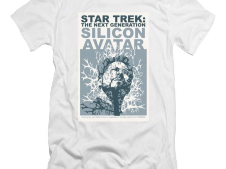 STAR TREK : THE NEXT GENERATION SEASON 5 EPISODE 4 PREMIUM CANVAS ADULT SLIM FIT T-SHIRT 30\1 WHITE LG Online Hot Sale