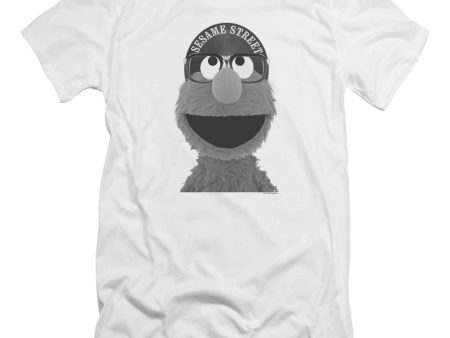 SESAME STREET : ELMO LEE PREMIUM CANVAS ADULT SLIM FIT T-SHIRT 30\1 WHITE LG For Sale